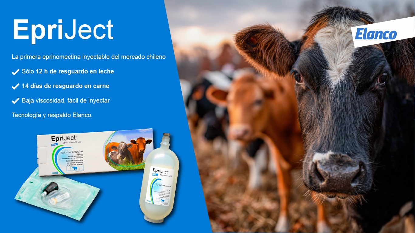 la primera eprinomectina inyectable del mercado chileno